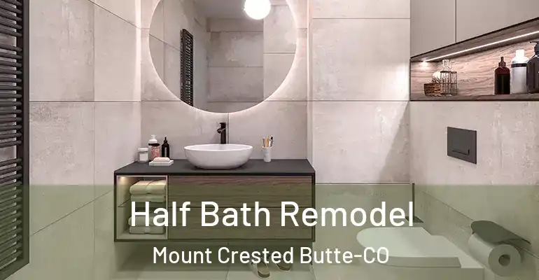 inner Bathroom imggen Half Bath Remodel Mount Crested Butte-CO