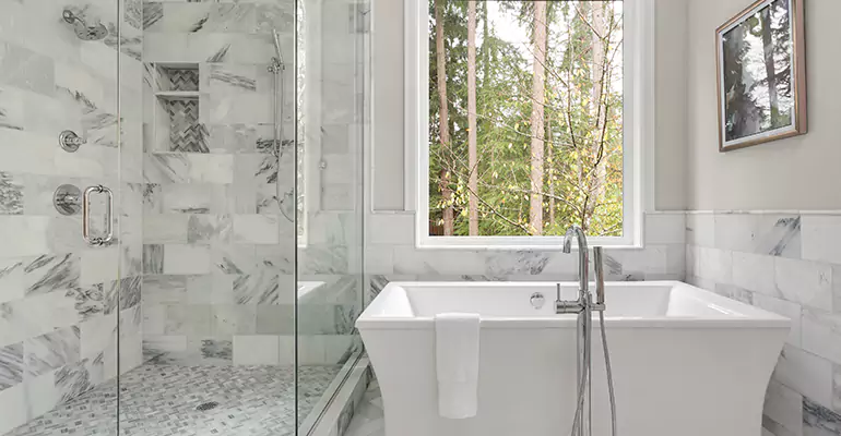 Bathtub to Tile Shower Conversion in Keenesburg